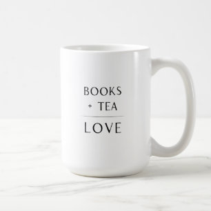 Bücher + Tee = Liebe Tasse