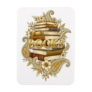Bücher Tinten Kunst Leser Schriftsteller Dichter B Magnet