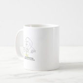 Bücher u. Gebräu-Logo Kaffeetasse (Vorderseite Links)