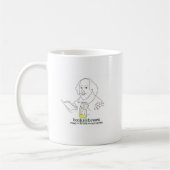 Bücher u. Gebräu-Logo Kaffeetasse (Links)