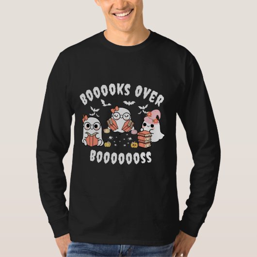 Bücher über Bücher T-Shirt (Vorderseite)