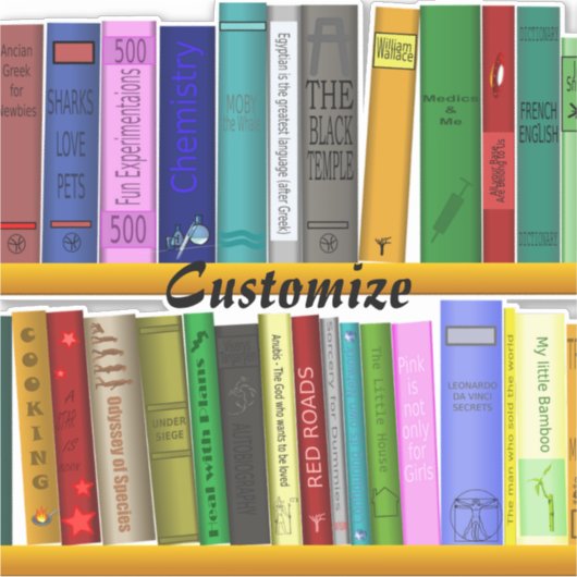 Bücher über die Regale Thunder_Cove Aufkleber (Vorderseite)