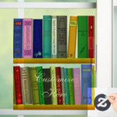 Bücher über die Regale Thunder_Cove Fensteraufkleber (Zuhause)
