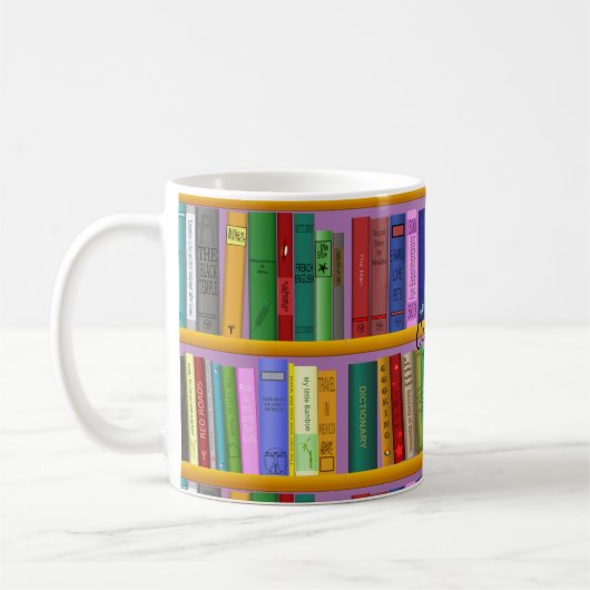 Bücher über die Regale Thunder_Cove Kaffeetasse (Links)