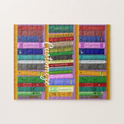 Bücher über die Regale Thunder_Cove Puzzle (Horizontal)