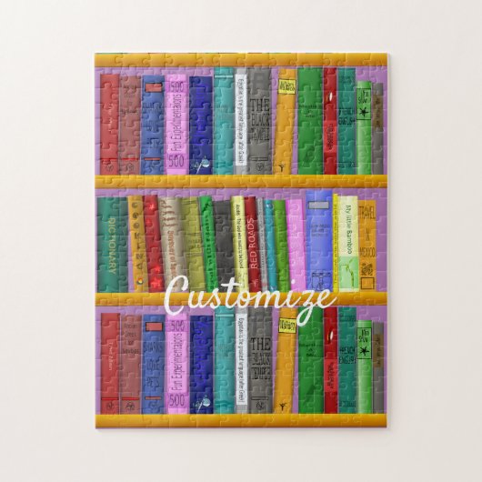 Bücher über die Regale Thunder_Cove Puzzle (Vertikal)