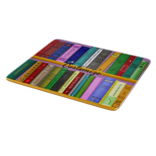 Bücher über die Regale Thunder_Cove Schneidebrett (Ecke)