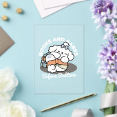 Bücher und Barks - Niedliches Design für schlampig Acryleinladungen (In Situ (Hochzeit))