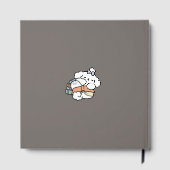 Bücher und Barks - Niedliches Design für schlampig Gästebuch (Rückseite)