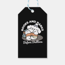 Bücher und Barks - Niedliches Design für schlampig