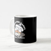 Bücher und Barks - Niedliches Design für schlampig Kaffeetasse (Vorderseite Links)