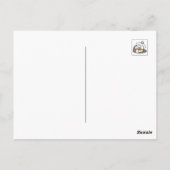 Bücher und Barks - Niedliches Design für schlampig Postkarte (Rückseite)