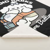 Bücher und Barks - Niedliches Design für schlampig Sherpadecke (3/4)