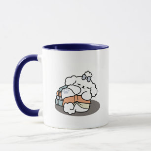 Bücher und Barks - Niedliches Design für schlampig Tasse