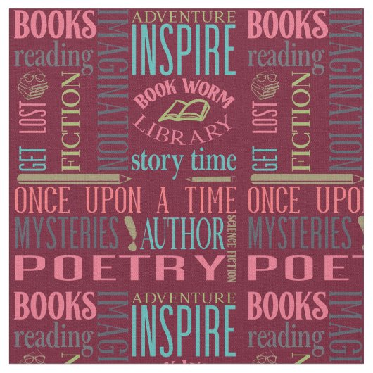 Bücher und Bibliothek Stoff (Nahaufnahme)