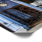 Bücher und Bistros und Butcher Nr. 2 - Farbversion Poster (Ecke)