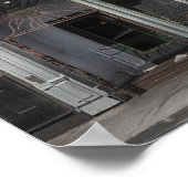 Bücher und Bistros und Butcher Nr. 5 - Farbversion Poster (Ecke)