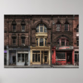 Bücher und Bistros und Butcher Nr. 5 - Farbversion Poster (Vorne)