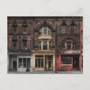 Bücher und Bistros und Butcher Nr. 5 - Farbversion Postkarte