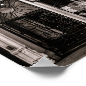 Bücher und Bistros und Metzger Nr. 4 Poster (Ecke)