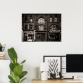 Bücher und Bistros und Metzger Nr. 4 Poster (Heimbüro)