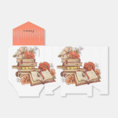 Bücher und Blume Geschenkschachtel (Ungefaltet)