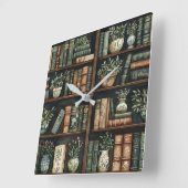 Bücher und Blume Uhr (Winkel)