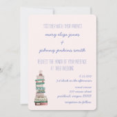 Bücher und Blüten Einladungen für Hochzeiten (Vorderseite)