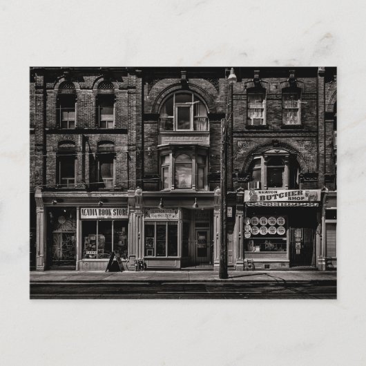 Bücher und Breaks und Butchers Postkarte (Vorderseite)