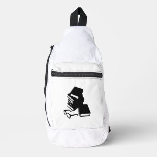 Bücher und Brillen Crossbody Bag