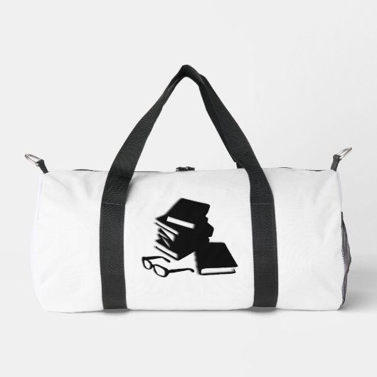 Bücher und Brillen Duffle Bag (Vorderseite)