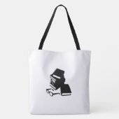 Bücher und Brillen Tasche (Rückseite)