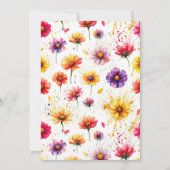 Bücher und Brunch-Brautparty Einladung (Rückseite)