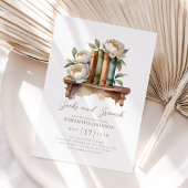 Bücher und Brunch Gemütliche Babydusche Einladung