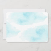 Bücher und Brunch Kinderdusche Einladung (Rückseite)