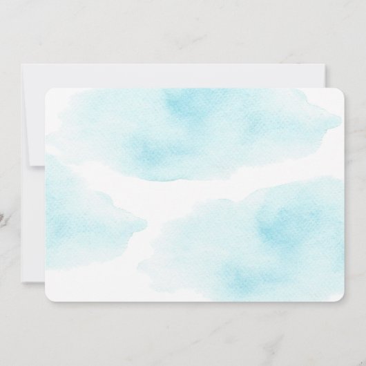 Bücher und Brunch Kinderdusche Einladung (Rückseite)