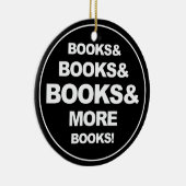Bücher und Bücher Keramik Ornament (Rechts)