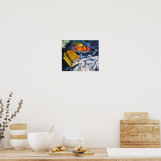 Bücher und Bücher zum Stillleben | Maurice de Vlam Poster (Küche)