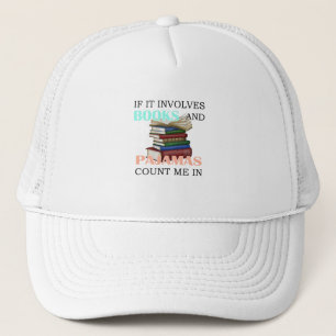 Bücher und Buchleser Pajamas Funny Reading Truckerkappe