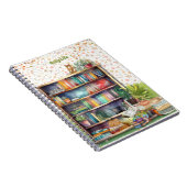 Bücher und Cat Lovers Hygge Geburtstagsruhestand (Rechte Seite)