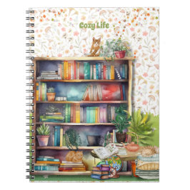 Bücher und Cat Lovers Hygge Geburtstagsruhestand