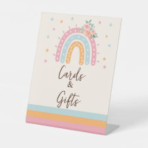 Bücher und Geschenke Rainbow Baby Dusche Pink