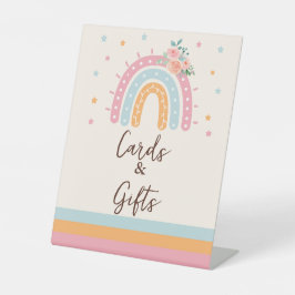 Bücher und Geschenke Rainbow Baby Dusche Pink Sockelschild