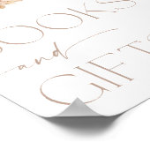 Bücher und Geschenke signalisieren boho Herbst flo Poster (Ecke)
