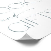 Bücher und Geschenke signalisieren boho staubige b Poster (Ecke)