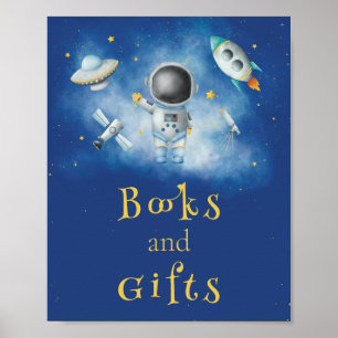Bücher und Geschenke Weltraumbahnfahrer Raketen St Poster