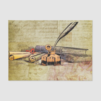 Bücher und Geschenkpapier Seidenpapier