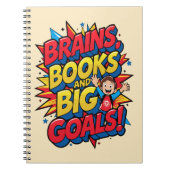 Bücher und große Ziele - Spaß zurück in die Schule (Vorderseite)