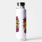 Bücher und große Ziele - Spaß zurück in die Schule Trinkflasche (Rechts)