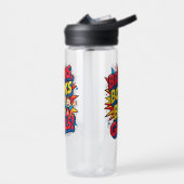 Bücher und große Ziele - Spaß zurück in die Schule Trinkflasche (Links)